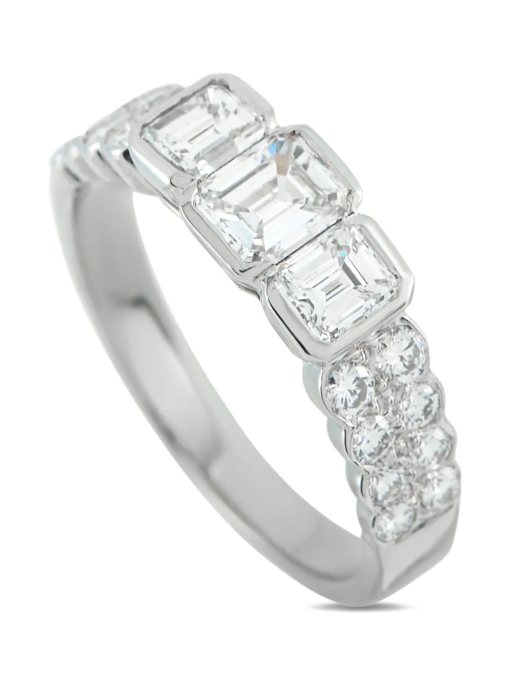 LB Exclusive platinum diamond ring - シルバートーン LB Exclusive platinum diamond ring - シルバートーン
