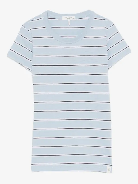 rag & bone slub striped T-shirt