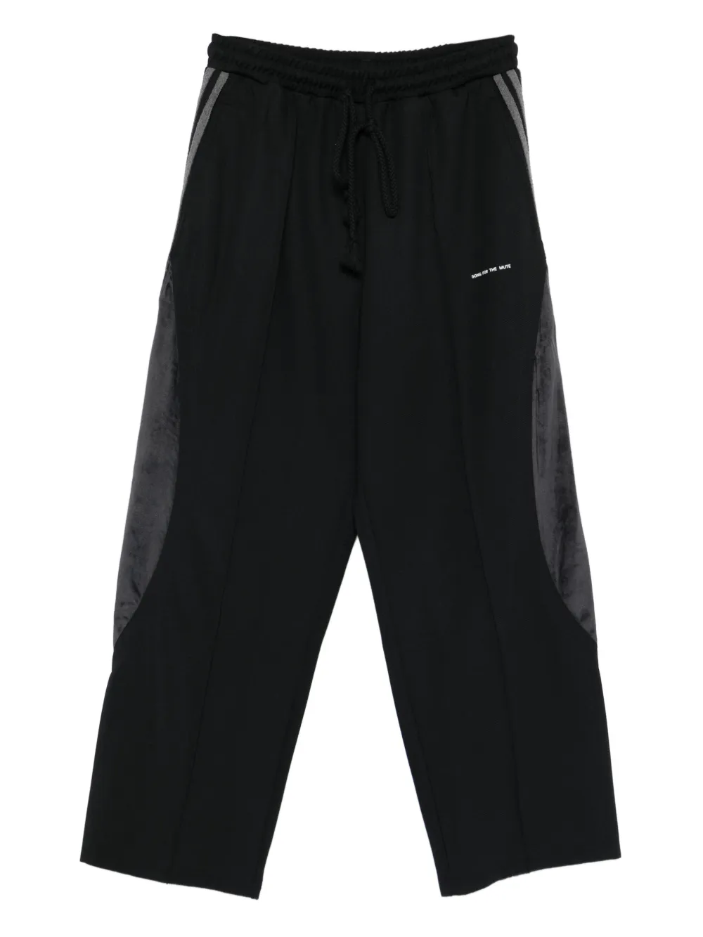 Song For The Mute x Adidas panelled drawstring-fastening track pants | Black | Image 1