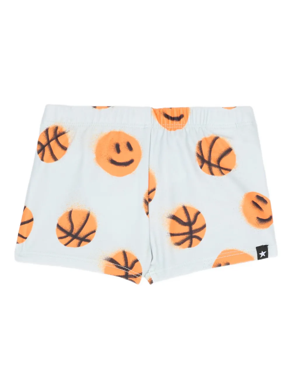 Molo basketball-print swim shorts | Blue | Image 1