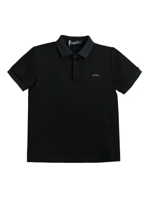 Moustache Poloshirt mit kurzen Ärmeln