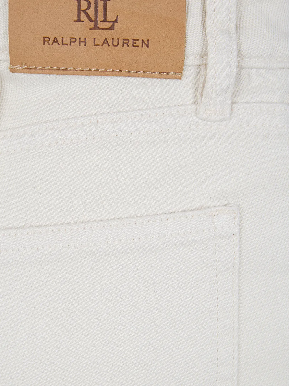 Lauren Ralph Lauren Jeans met applicatie Beige