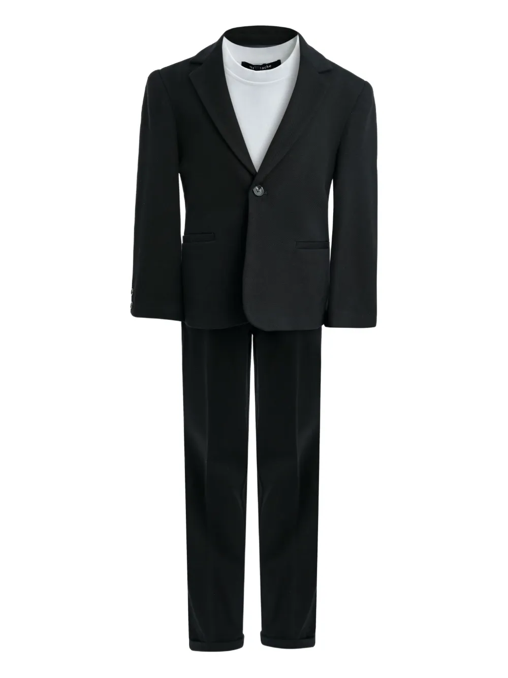 Moustache single-breasted suit | Black | Image 1