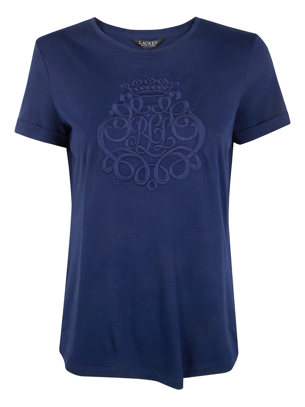 Ralph Lauren Embroidered T-shirt In Blue