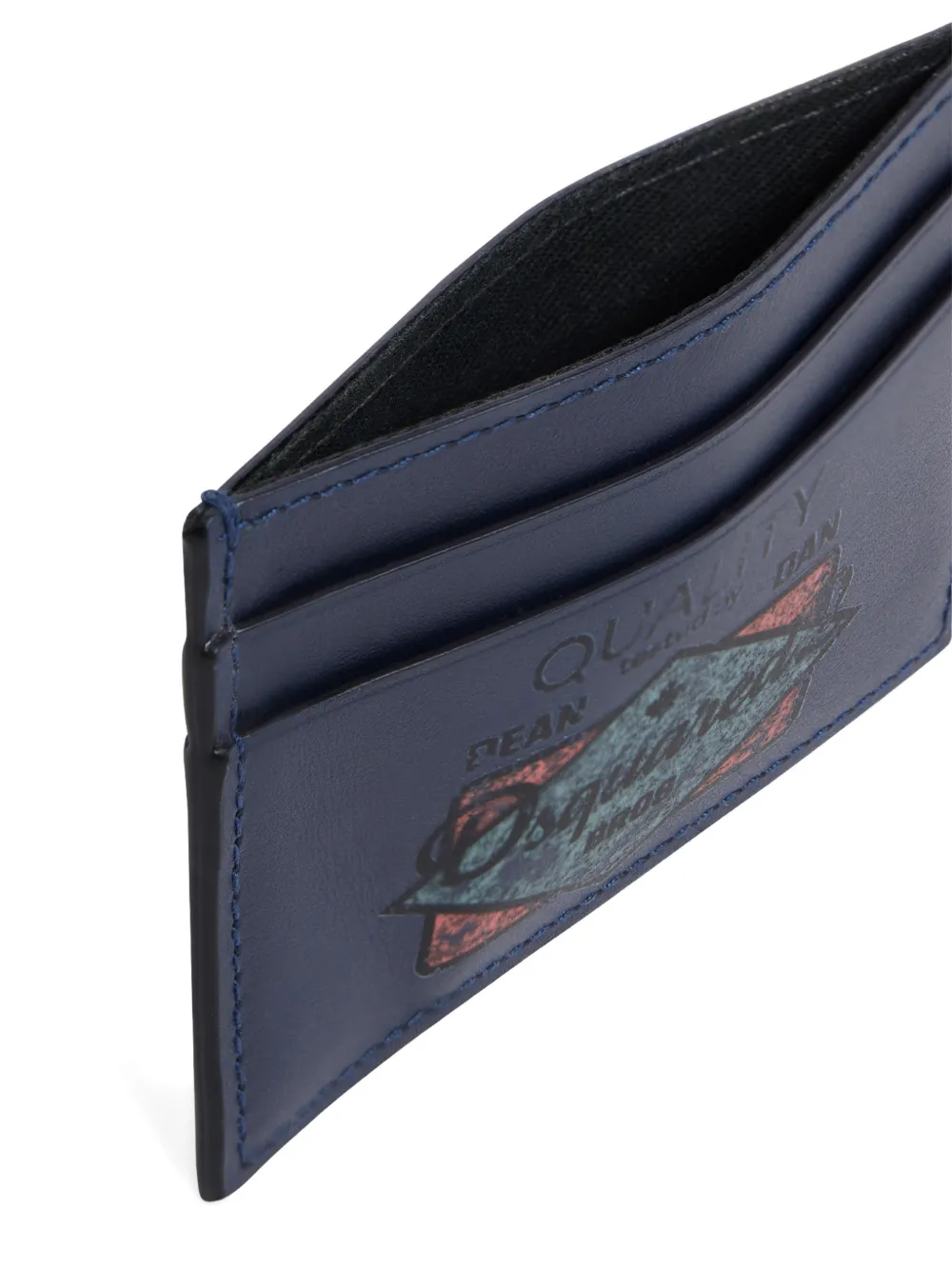  Dsquared2 Tarjetero Re-worked2 - Azul 