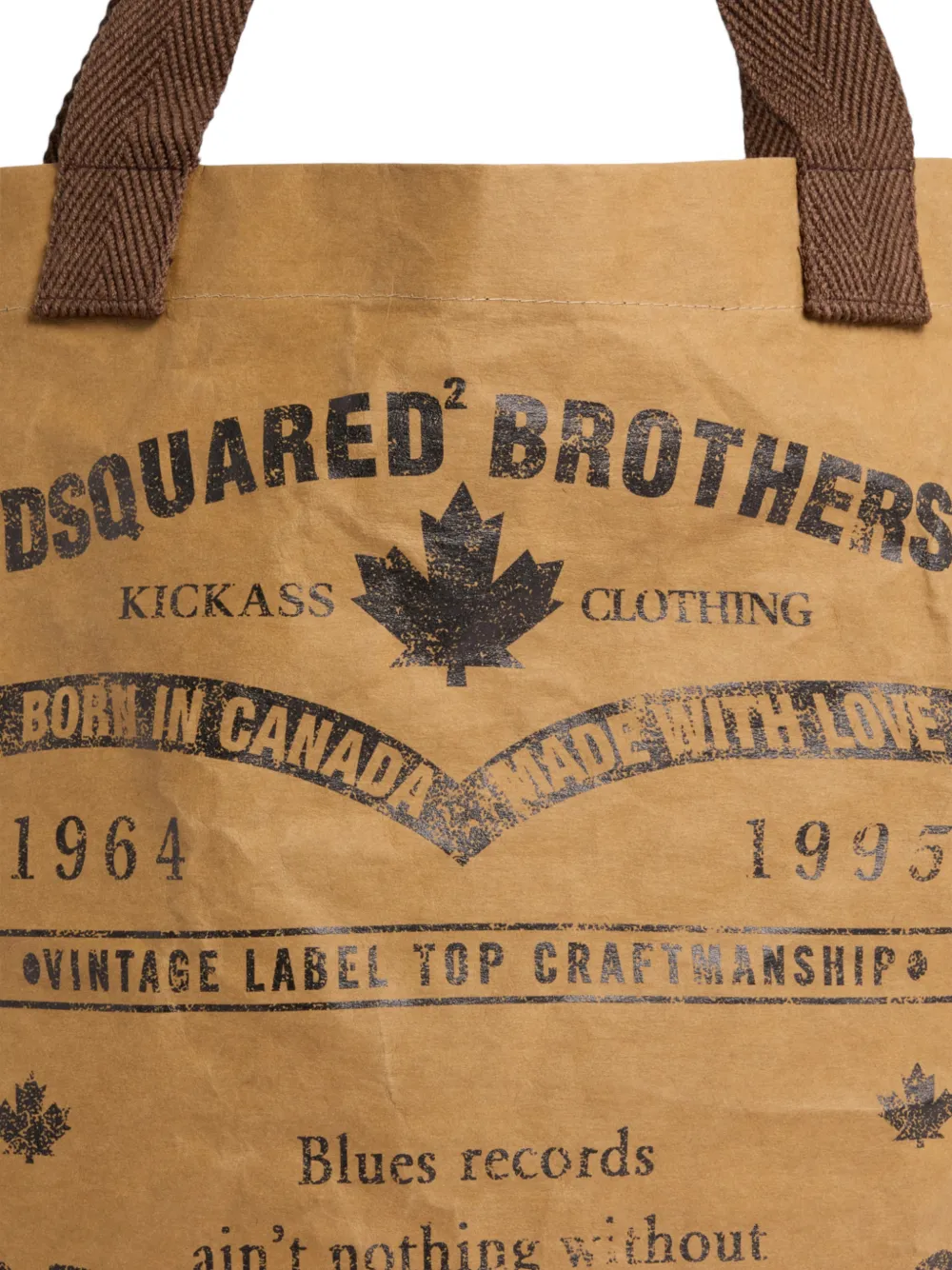 DSQUARED2 Shopper met tekst Beige