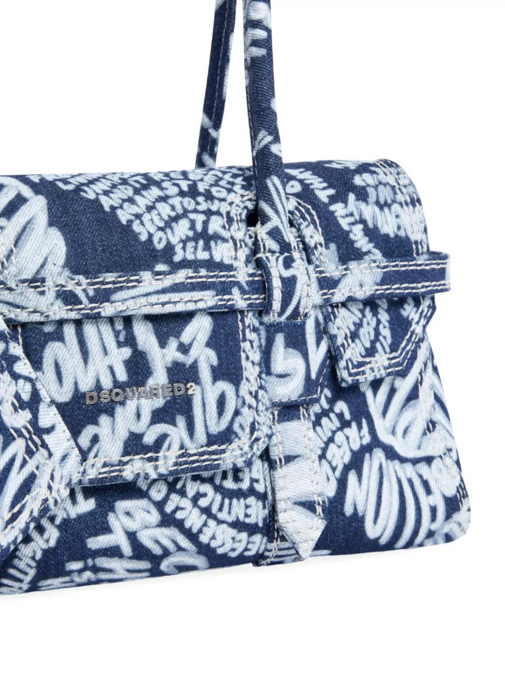 Rebel Hibiscus Twin Shoulder Bag