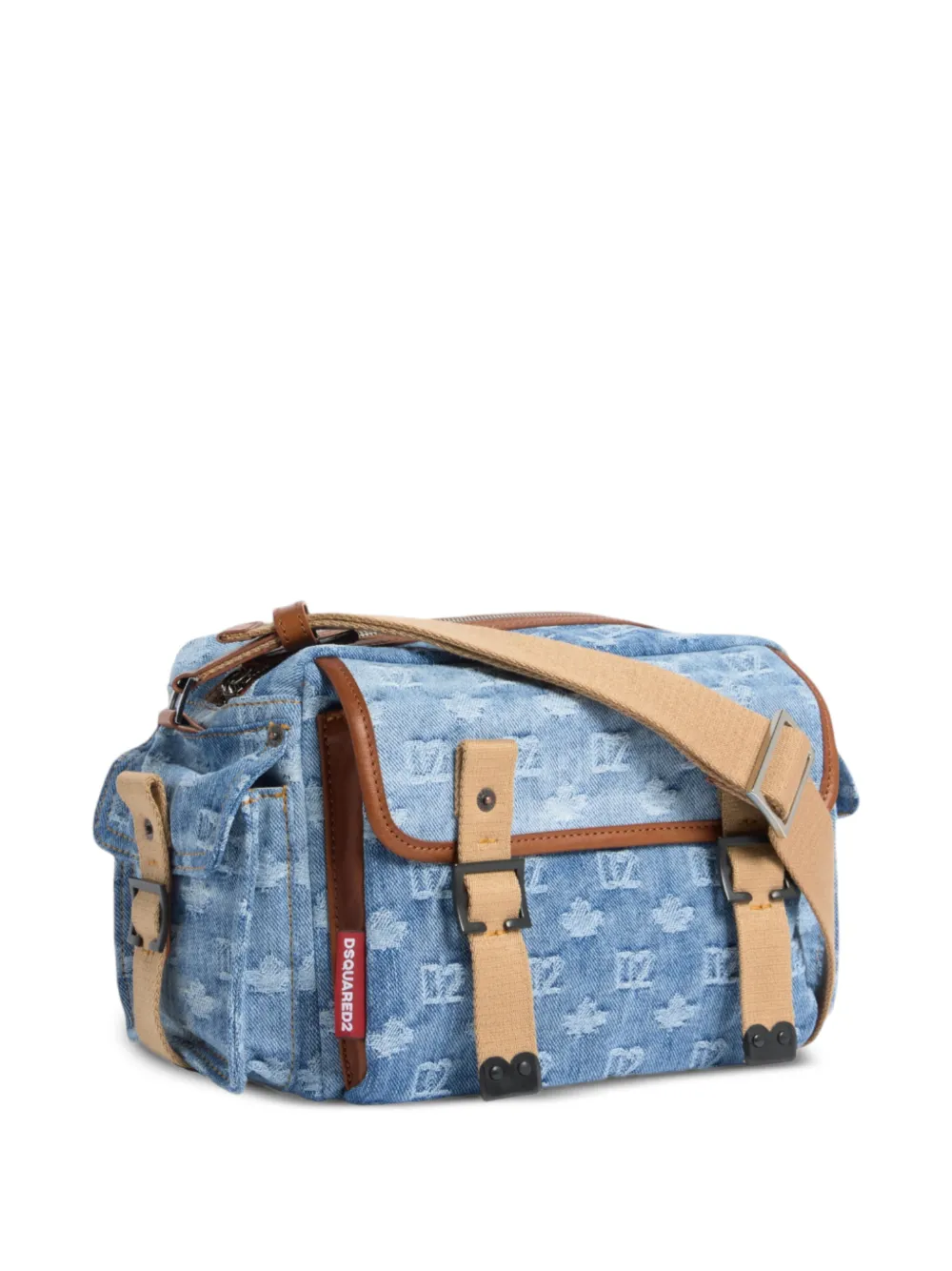  Dsquared2 Monogram Cross Body Bag - Blue 