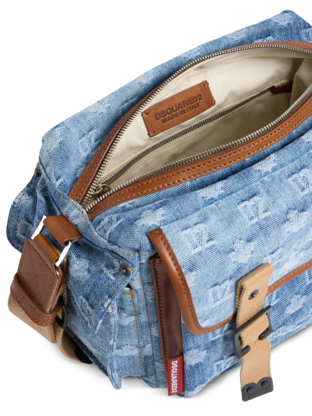 DSQUARED2 Crossbodytas met monogram Blauw