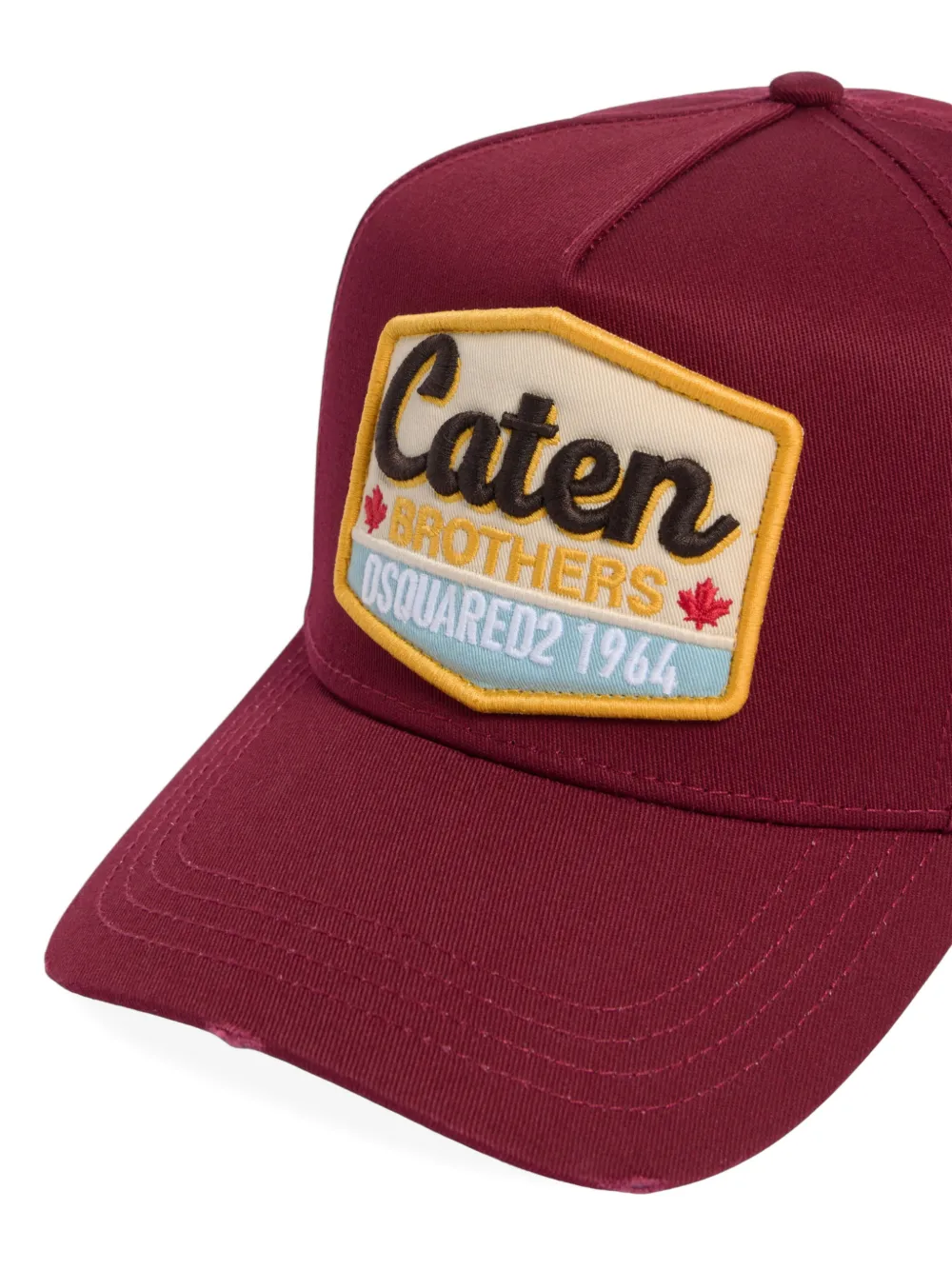 DSQUARED2 Caten honkbalpet Rood