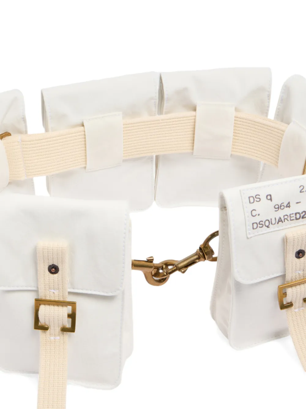 DSQUARED2 D2 cargo heuptas Wit