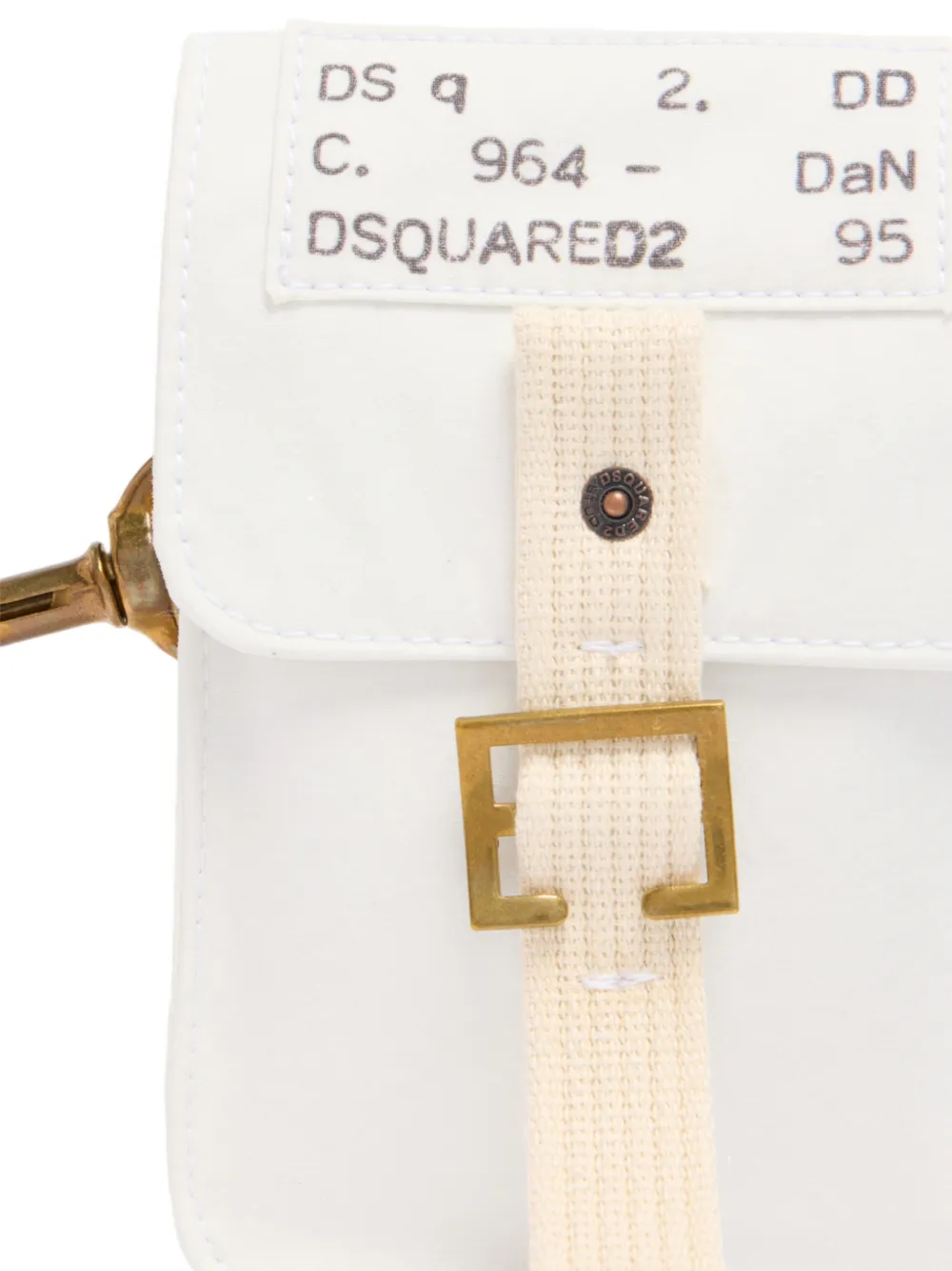 DSQUARED2 D2 cargo heuptas Wit