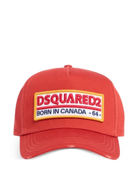 DSQUARED2 logo-patch baseball cap