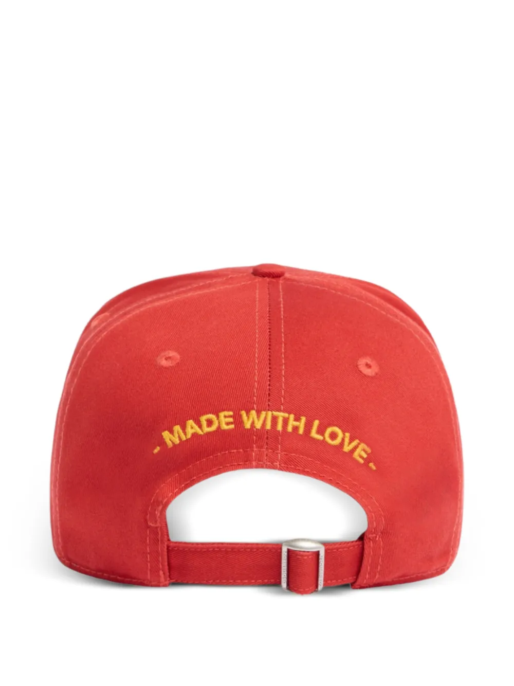 DSQUARED2 Honkbalpet met logopatch - Rood