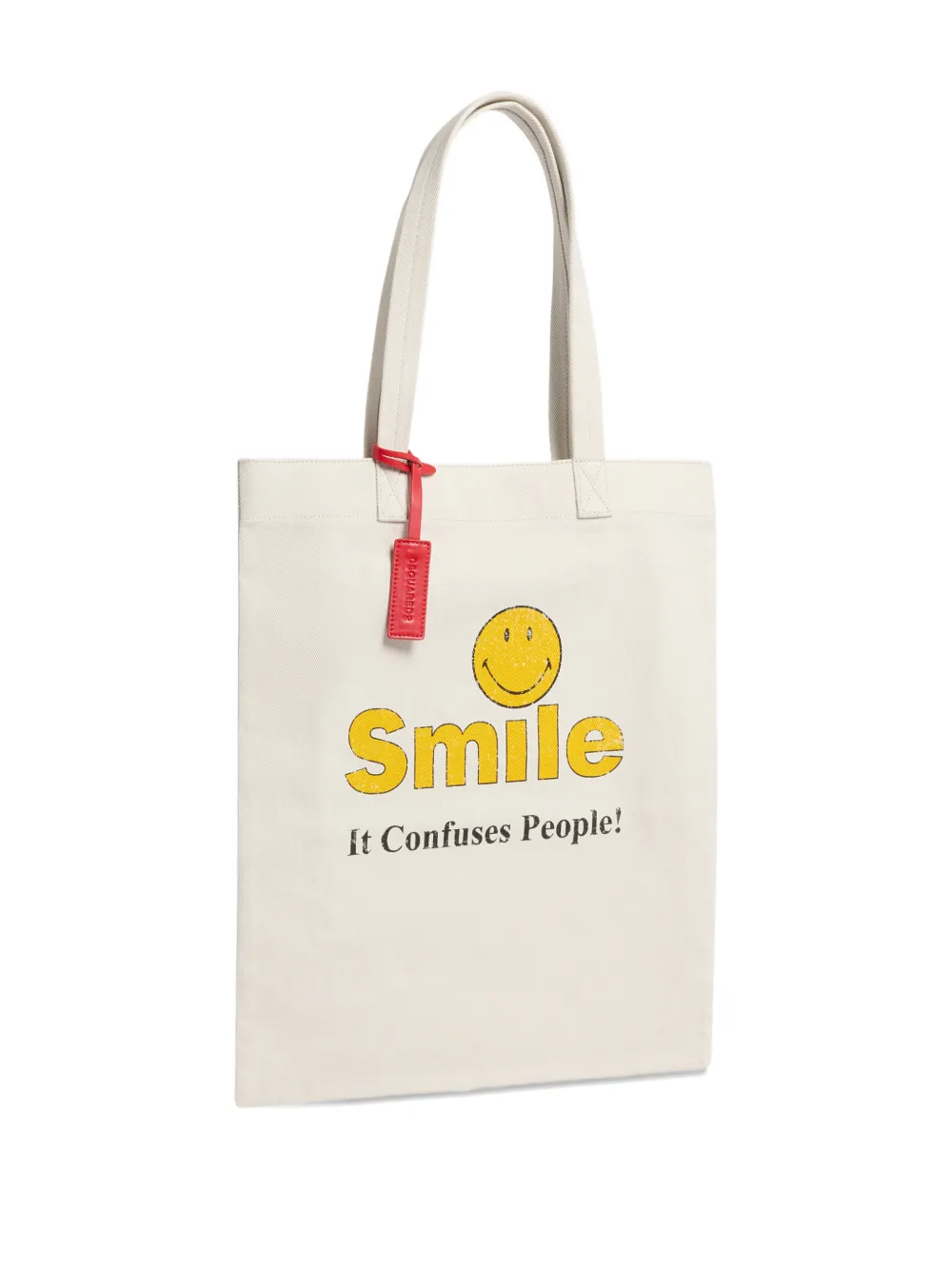  Dsquared2 Smiley Tote Bag - Neutrals 