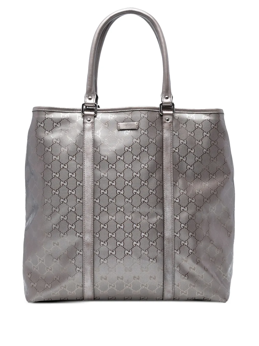 Gucci Pre-Owned 2016-2025 GG Imprime Joy Vertical tote bag - Grigio