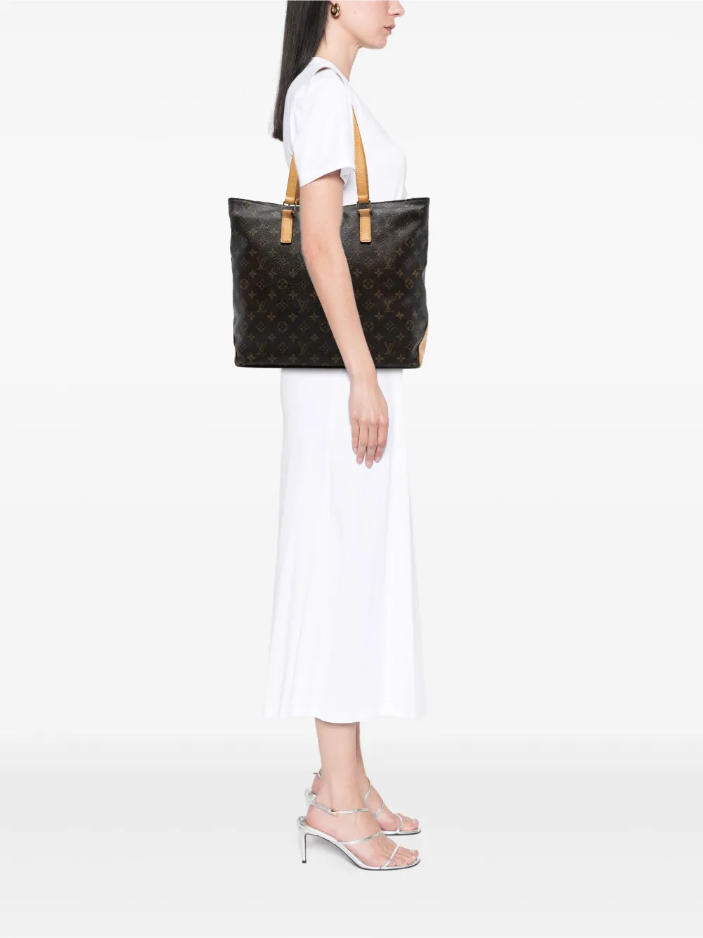 Louis Vuitton Pre-Owned 2005 Monogram Cabas Mezzo tote bag | Pre-Owned | Image 2