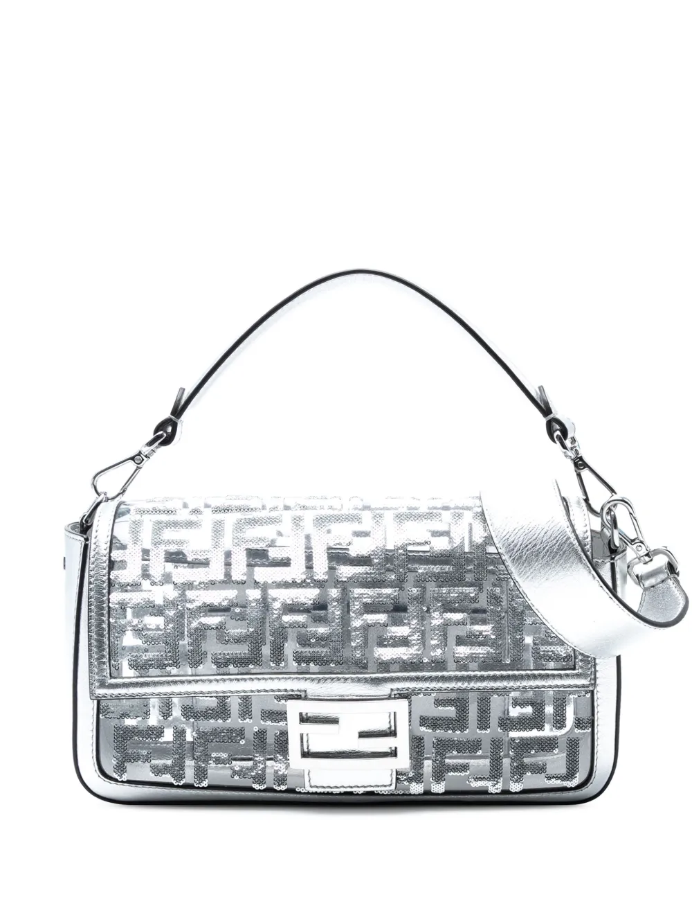 Fendi Pre-Owned 2010-2025 Nicki Minaj Medium Sequined PVC FF 1974