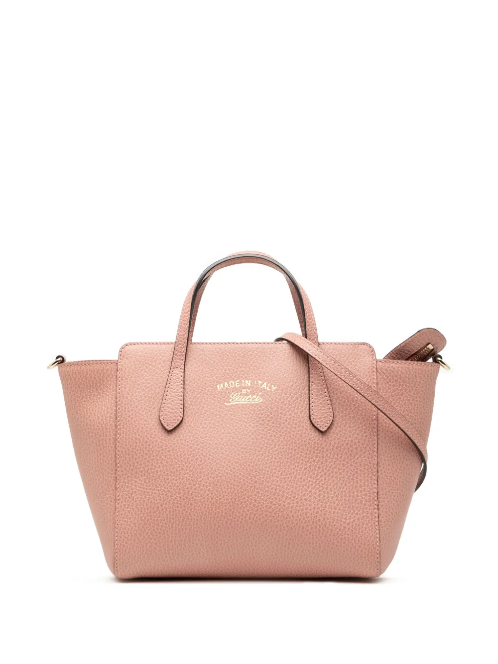 Gucci Pre-Owned 2000-2025 Mini Leather Swing satchel - ピンク