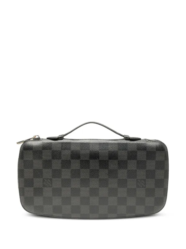 Louis Vuitton Pre-owned 2014 Damier Graphite Atoll Organizer in Black