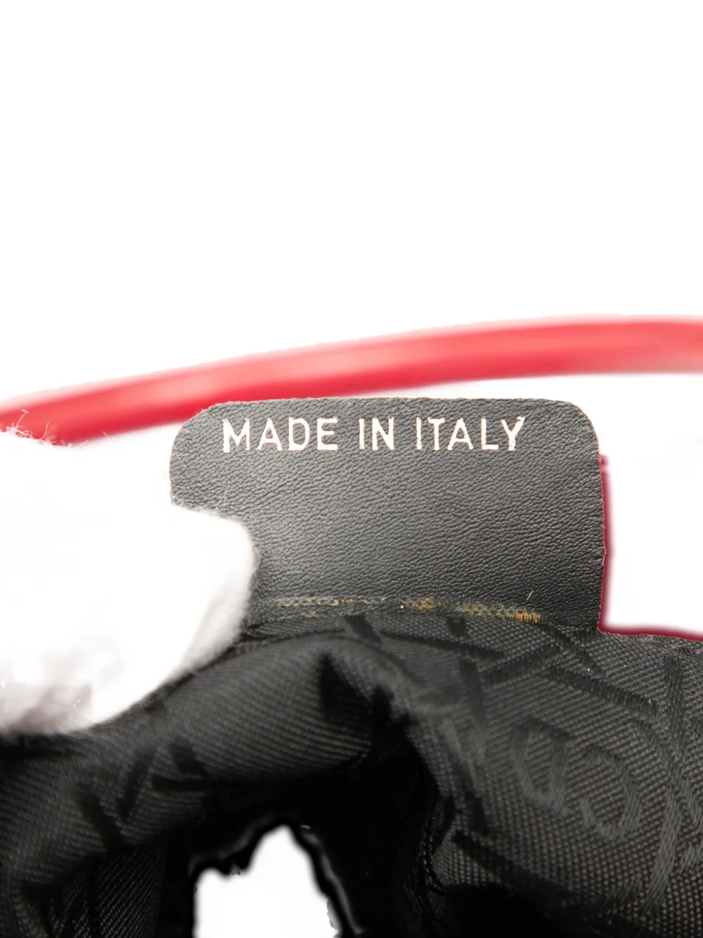 DIOR Pre-owned 2000-2025 Medium Patent Lady Satchel In Red