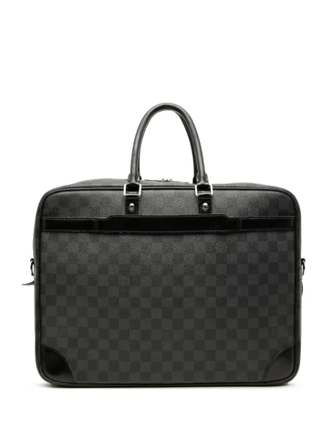 Louis Vuitton Pre-Owned 2011 Damier Graphite Porte Documents Voyage GM business bag
