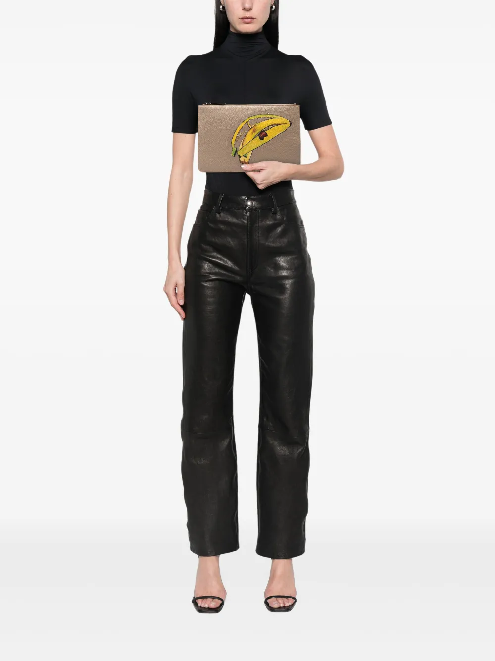 Fendi Pre-Owned pochette Sue Tilley Banana Zip en cuir (2010-2025) | Pre-owned | Image 2