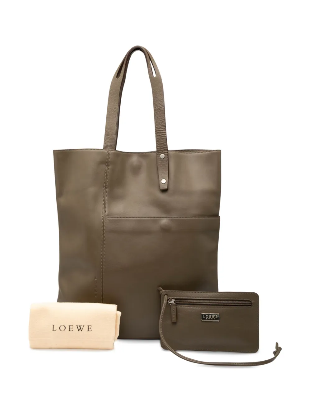 Loewe Pre-Owned 2000-2025 Leather Tote Bag | Brown | FARFETCH ZA