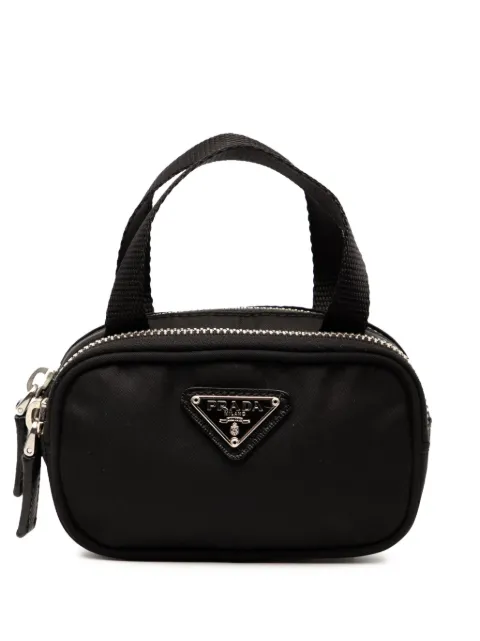Prada Pre-Owned 2000-2013 Mini Tessuto Double Zip handbag