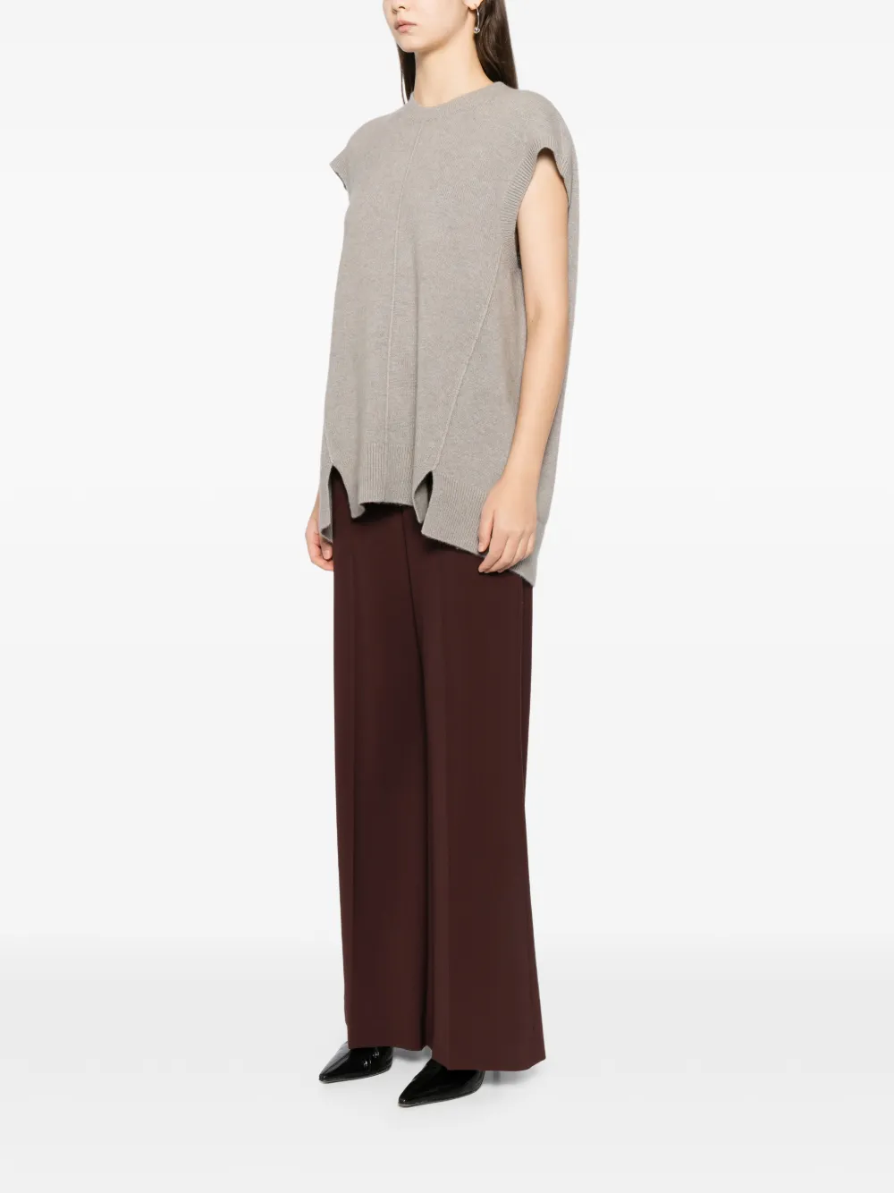  Helmut Lang Brushed Vest - Neutrals 