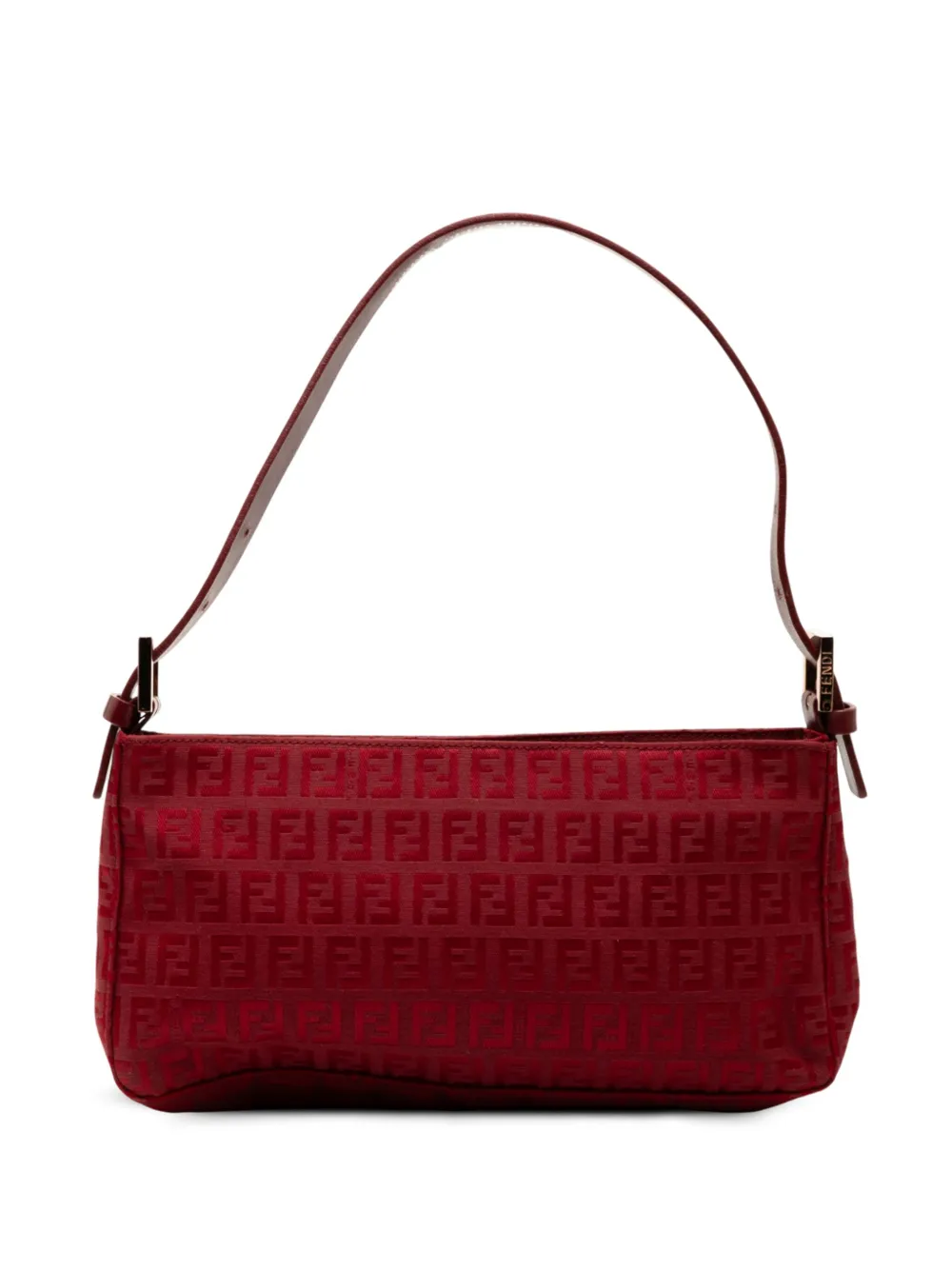 Fendi Pre-Owned 2000-2010 Zucchino Canvas Pochette shoulder bag | Red | Image 1