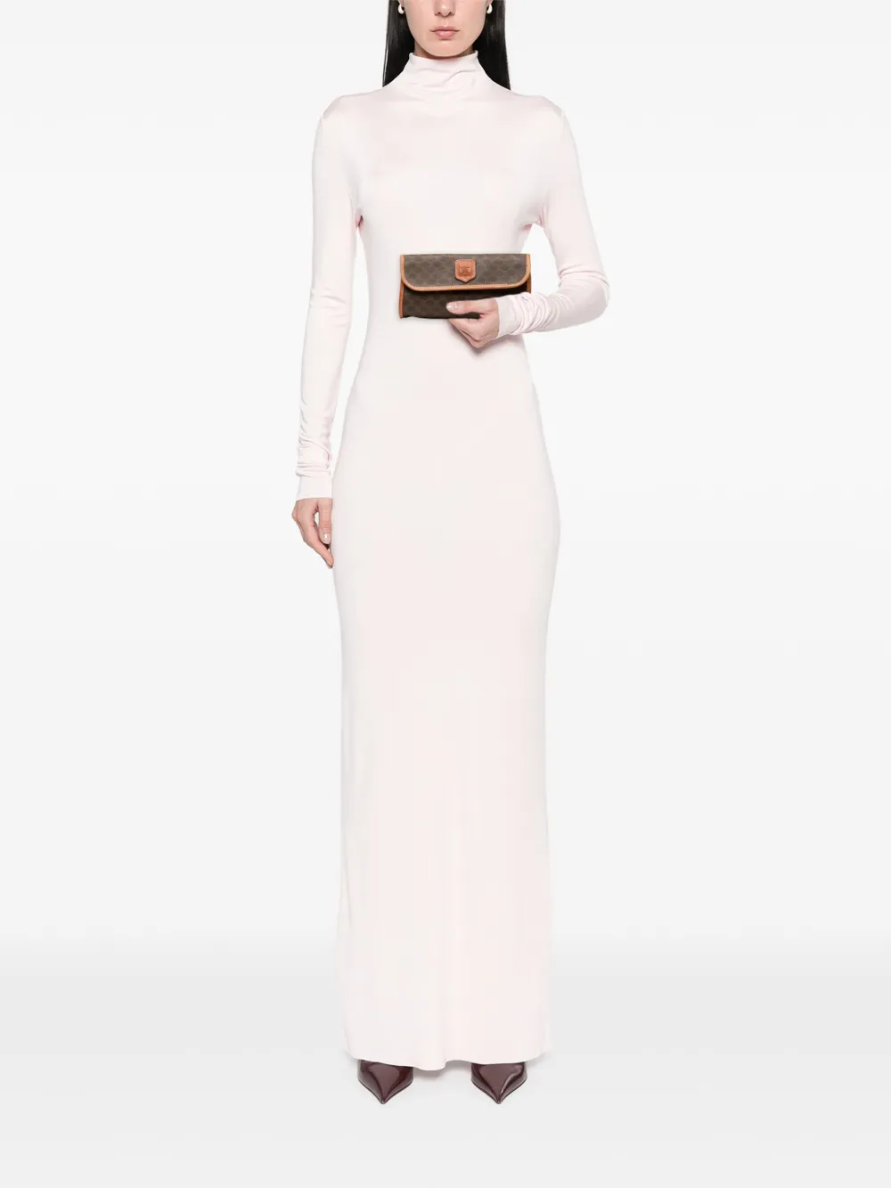 Celine Pre-Owned 1996 Macadam Coated Canvas clutch bag | Pre-Owned | Image 2