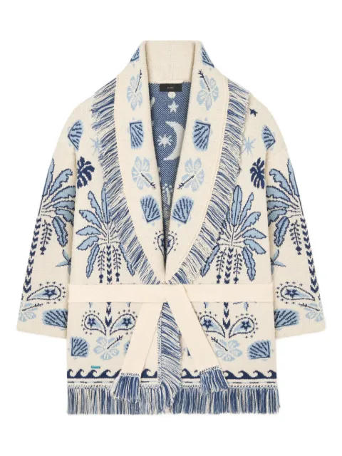 Alanui  Echoes Of The Island belted cardi-coat