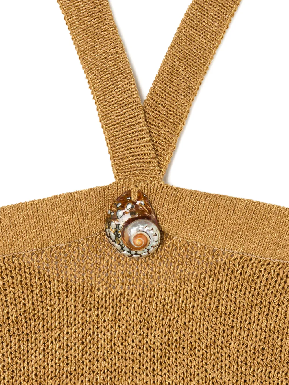 Alanui Tanktop met halternek Bruin