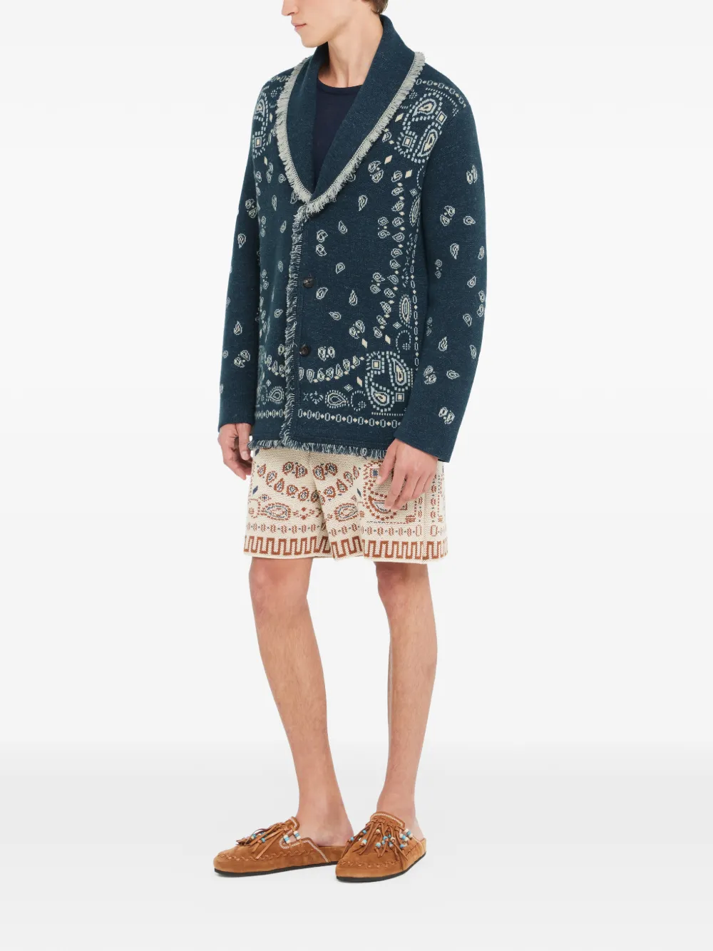  Alanui Cashmere Cardigan - Blue 