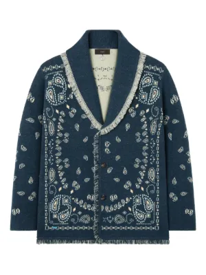 アラヌイ ALANUI カーディガン ネイティブ カシミヤ Alanui - Cashmere cardigan blue - The Corner