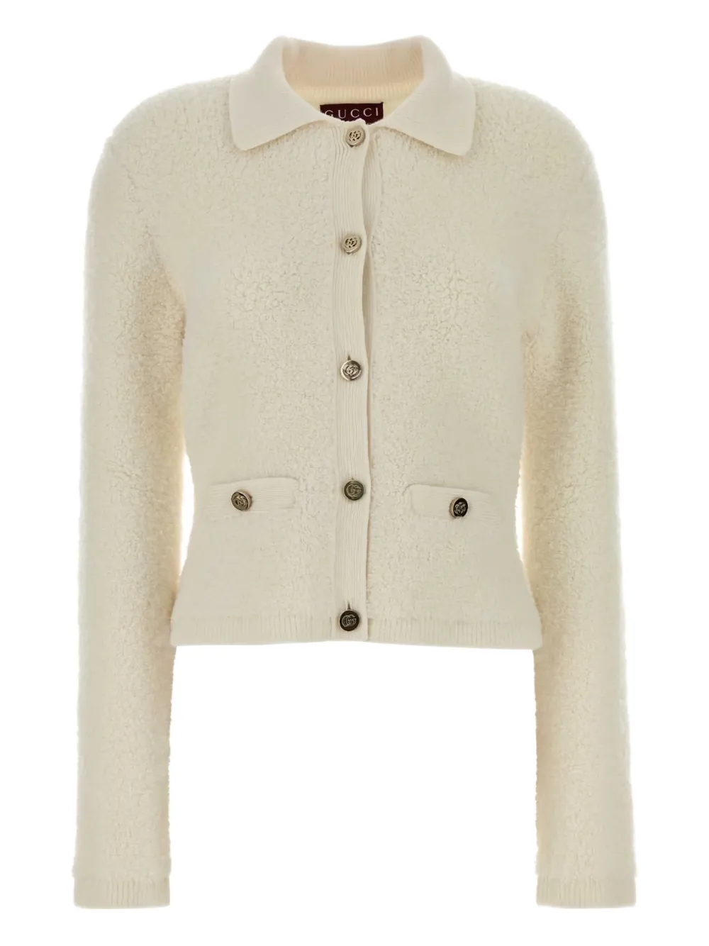 Gucci Langärmeliger Cardigan - Nude