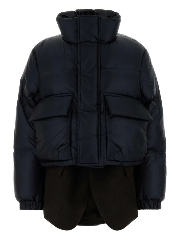 Sacai ナイロン ダウンジャケット | ブラック | FARFETCH JP