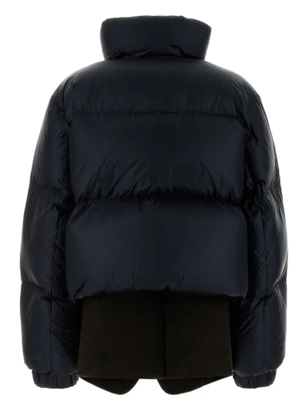 Sacai ナイロン ダウンジャケット | ブラック | FARFETCH JP