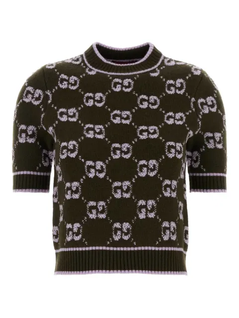 Gucci embroidered wool sweater