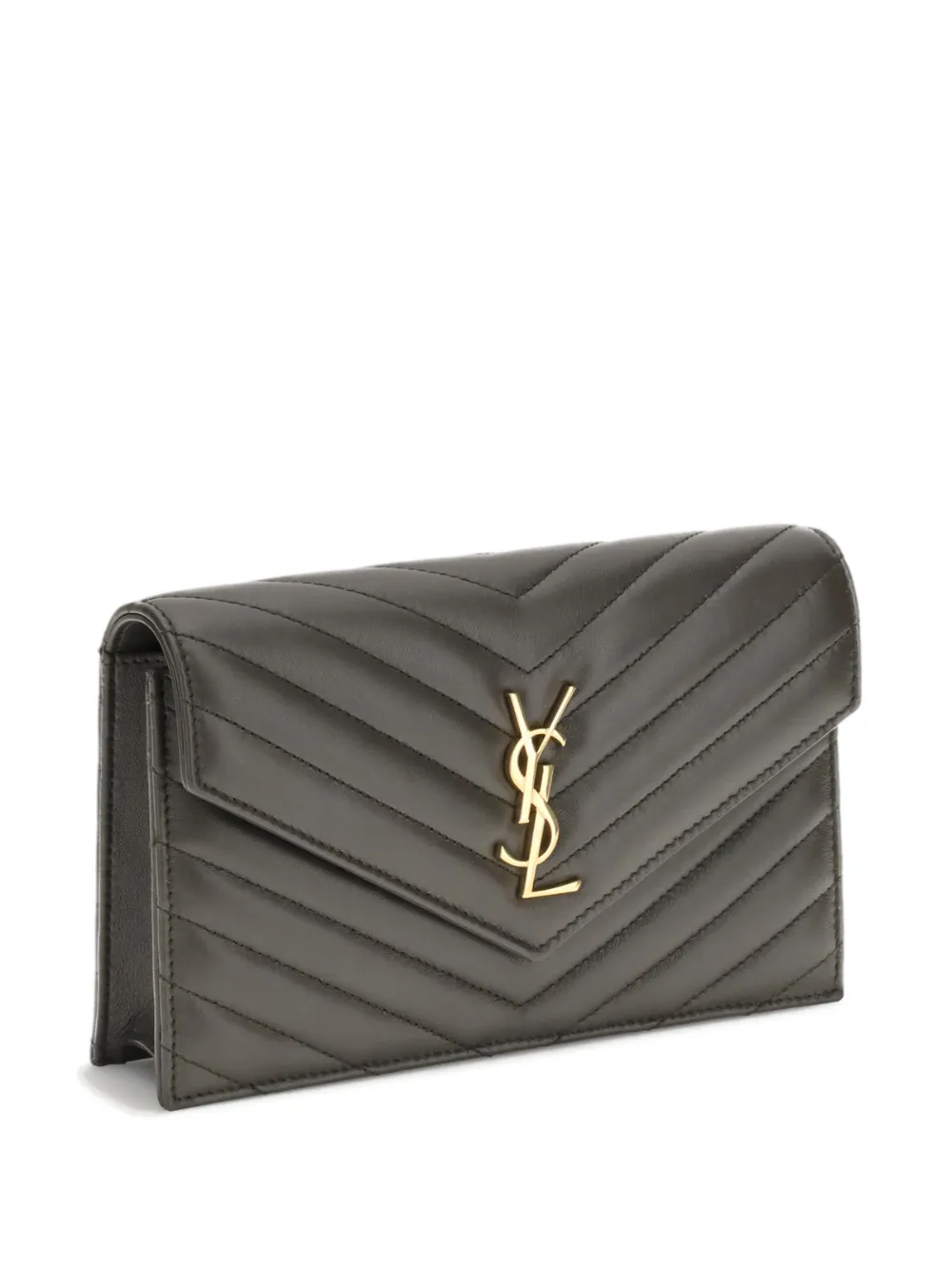 Saint Laurent Cassandre gewatteerde crossbodytas Bruin