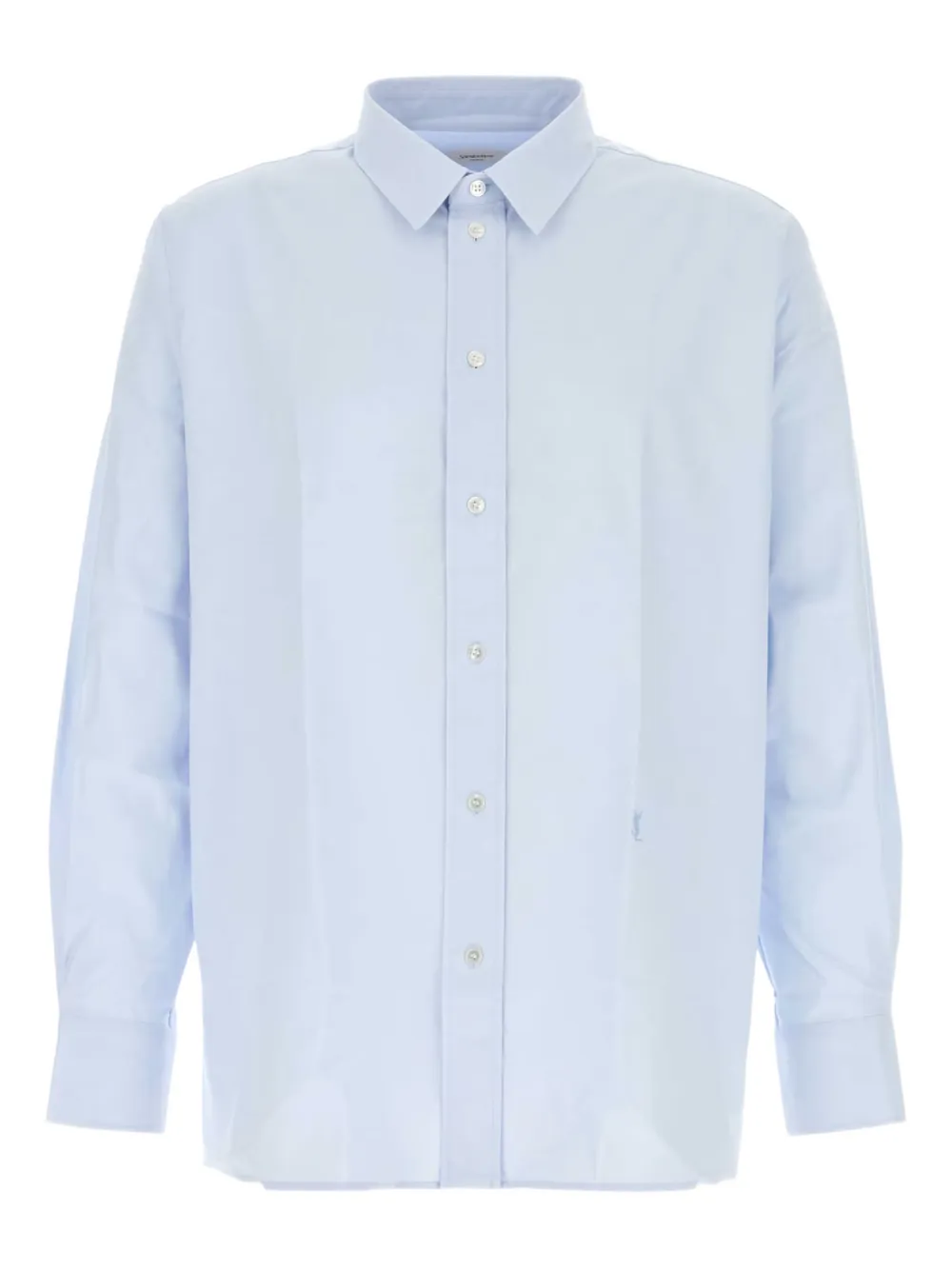 Saint Laurent camisa oxford con detalle Cassandre | azul | Image 1