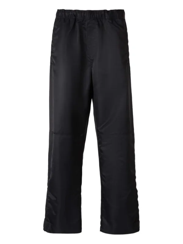 Wales Bonner Elasticated-waistband Trousers in Black