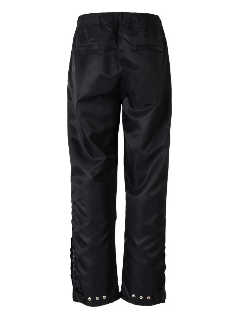 Wales Bonner elasticated-waistband trousers - Zwart
