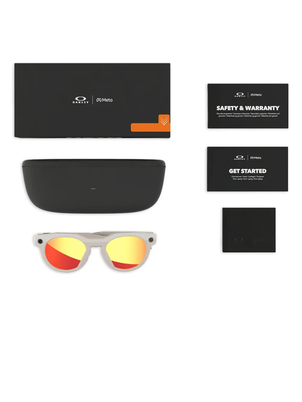 Oakley x Meta HSTN zonnebril met rond montuur Grijs