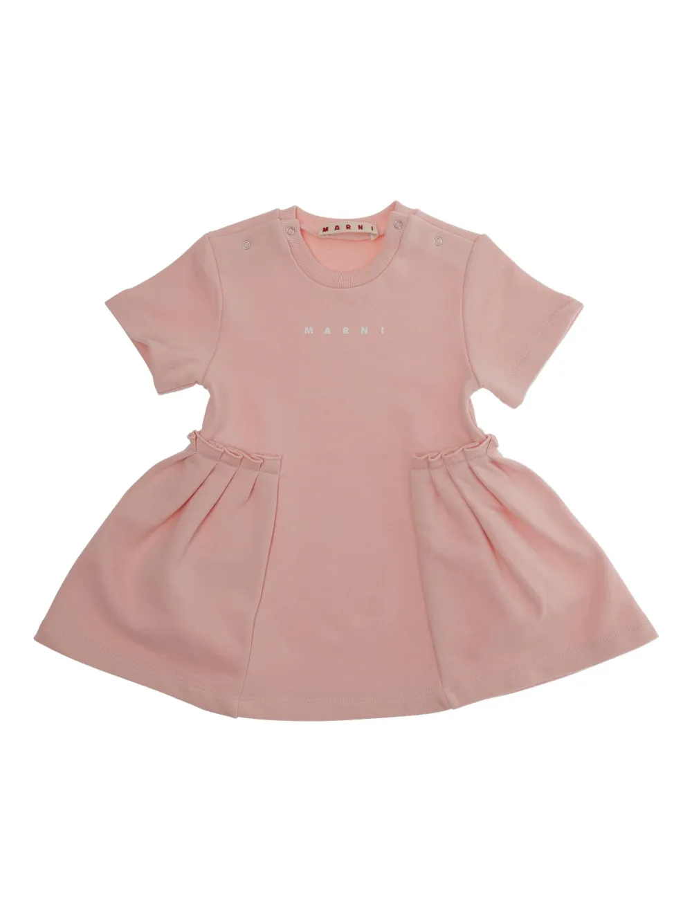Marni Kids ruffled-detail dress - Rosa