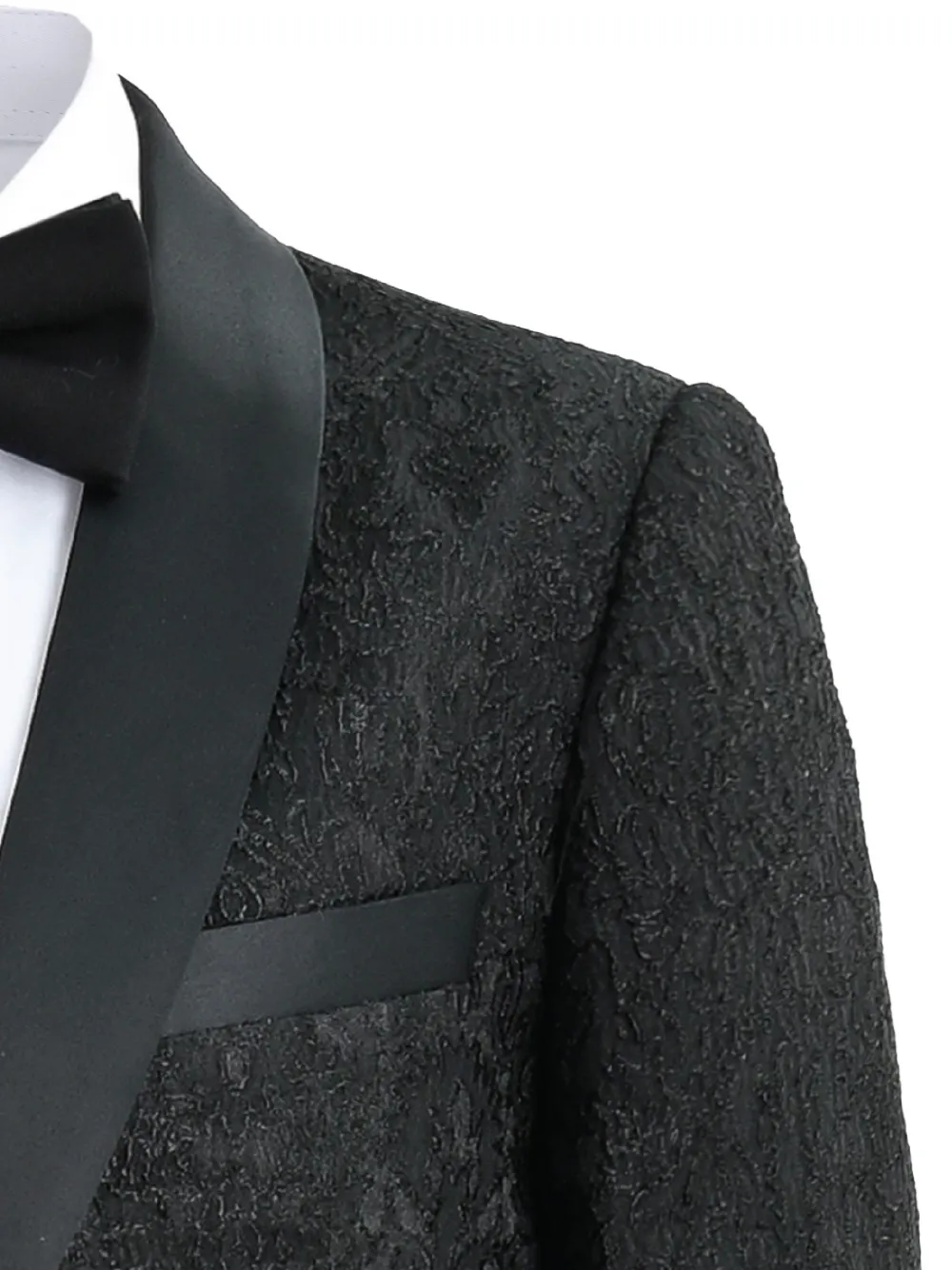  Moustache Single-breasted Suit - Black 