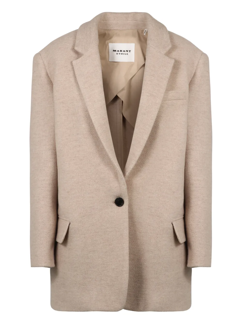 MARANT ÉTOILE single-breasted blazer | Neutrals | Image 1