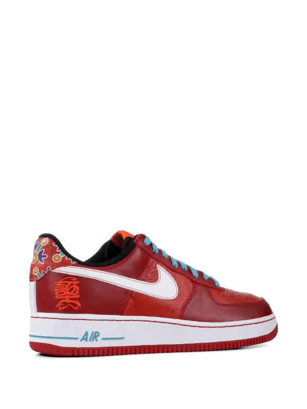 Nike Air Force 1 Premium Sneakers | Red | FARFETCH RO