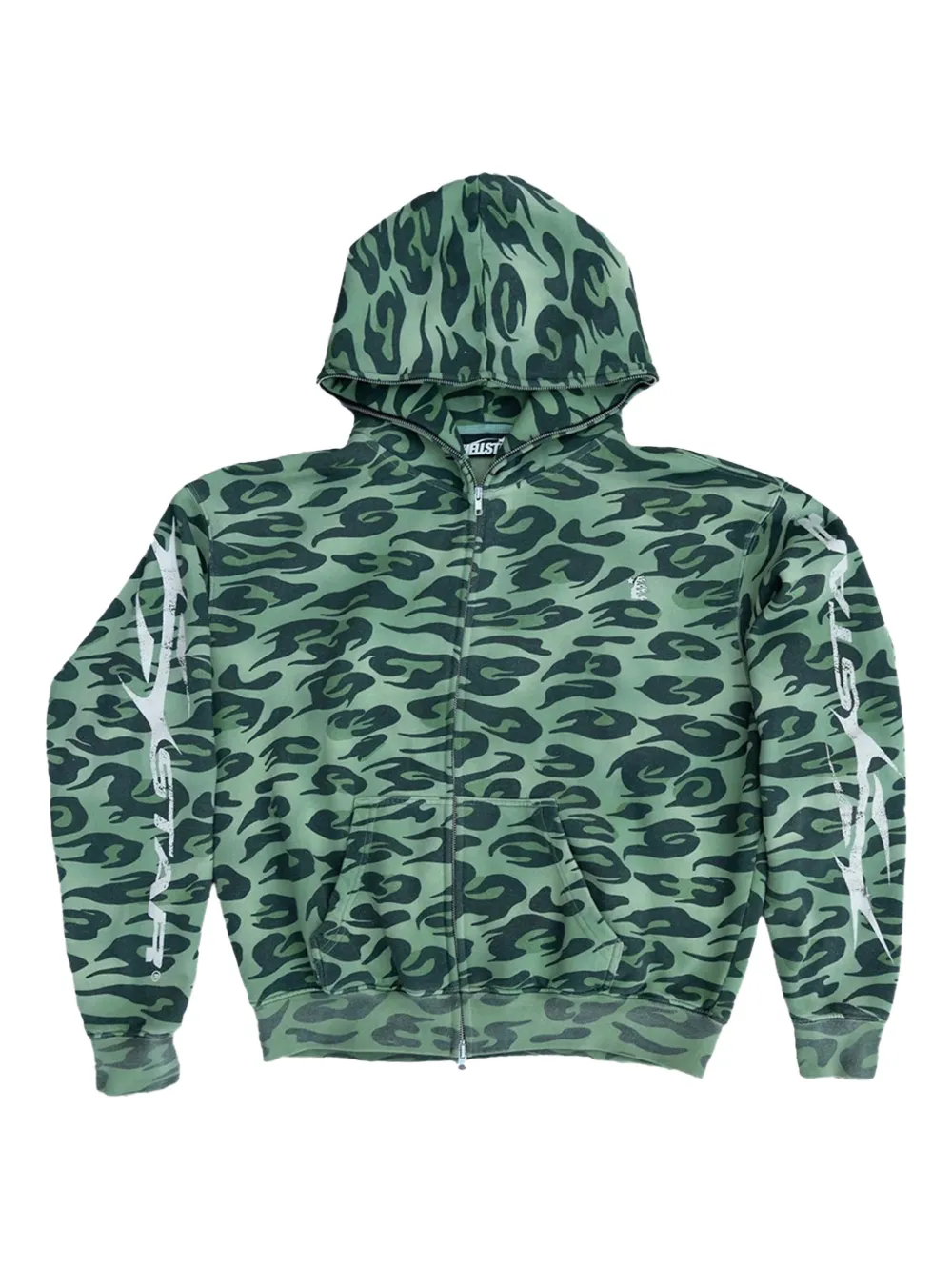 HELLSTAR Felpa con cappuccio e zip - Verde